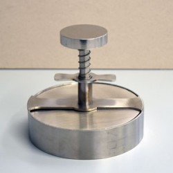 Presa manuala din inox pentru Hamburgeri
