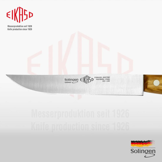 Solingen Cutit de friptura, 12 cm, maner lemn maslin – 3081220‑110