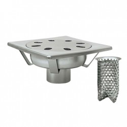 Sifon de inox 200x200 mm