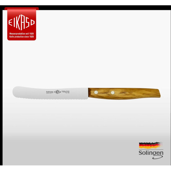 Solingen Cutit unt, lama zimtata, 11 cm, maner lemn maslin, 3091122‑110