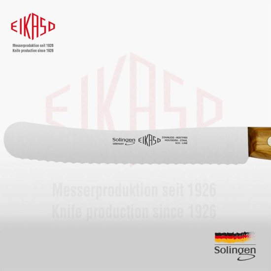 Solingen Cutit unt, lama zimtata, 11 cm, maner lemn maslin, 3091122‑110