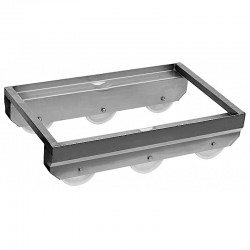 Carucior inox pentru navete